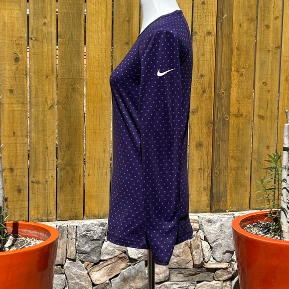 Nike Pro Fleece Lined Long Sleeve Shirt Size M - Picture 3 of 7